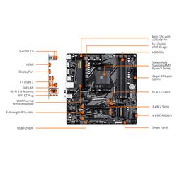 GIGABYTE B550M DS3H AC AMD AM4 Micro ATX Carte mère(Open Box)