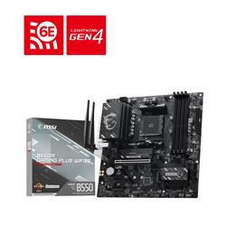 MSI B550M GAMING PLUS WIFI6E AMD AM4 mATX Motherboard