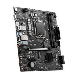 MSI PRO H610M-G DDR4 Motherboard, Micro-ATX -  Supports Intel 12th Gen Core Processors, LGA 1700 - 2 x DIMMs (3200MHz), 1x P...