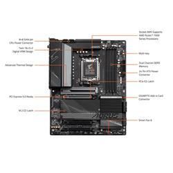 GIGABYTE X670 AORUS ELITE AX AM5 LGA 1718 AMD X670 ATX Motherboard(Open Box)