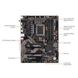 GIGABYTE B760 DS3H AC DDR4 LGA 1700 Intel B760 ATX Motherboard