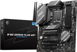 MSI B760 GAMING PLUS WIFI, Intel B760 ATX LGA 1700, Supports 12th/13th Gen Intel® Core™ Processors, Pentium® Gold and Celero...