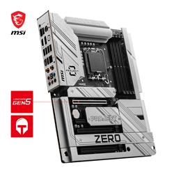 MSI Z790 PROJECT ZERO, Intel ATX LGA 1700, Supports 12th/13th/14th Gen