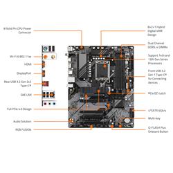 GIGABYTE B760 DS3H AX V2 LGA 1700 Intel B760 ATX Motherboard with DDR5