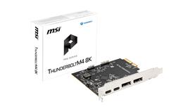 MSI THUNDERBOLTM4-8K PCIe 3.0x4 Add-on Card for 2 Thunderbolt 4