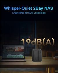 NAS TerraMaster F2-425 à 2 baies (sans disques)