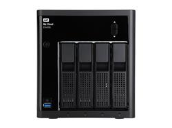 WD 24TB Network Attached Storage My Cloud Business Series EX4100 4-Bay NAS (WDBWZE0240KBK-NESN)