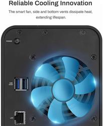 TerraMaster F2-212 NAS 2 baies (sans disque)