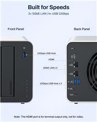 TerraMaster F4-425 Pro-N350 4 Bay Hybrid NAS (Diskless)