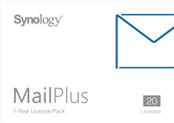 Synology MailPlus License Pack for 20 Email Accounts- for select Synology NAS (MAILPLUS 20 LICENSES)