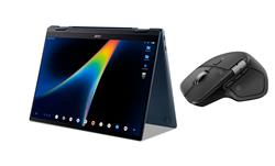 GET A FREE LOGITECH MX Master 4 with a purchase of: Acer Googlebook 14 with Gemini intelligence 14” 2.8k OLED Convertible Touch