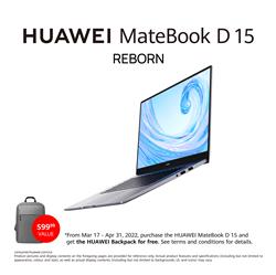 HUAWEI D15 15,6po i5-1135G7 IrisXe RAM8Go SSD512Go Win 11(Open Box)