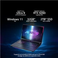 Gigabyte AORUS MASTER 16" Ultra 9-275HX GeForce RTX 5080 32GB 2TB