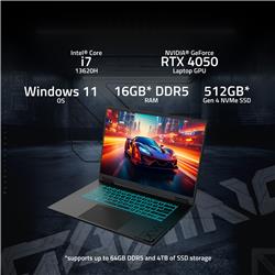 Gigabyte A16 16" Intel i7-13620H RTX 4050 16GB 512GB Win11H