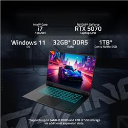 Gigabyte A16 16" Intel i7-13620H RTX 5070 32GB 1TB Win11H