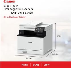 CANON imageCLASS MF751CDW | Imprimante laser sans fil tout-en-un