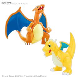 BANDAI Hobby Charizard & Dragonite Pokemon Model Kit | Simple Assembly Kit | No Tools | No Paint | Fit & Snap By Hand!  (Pokemo