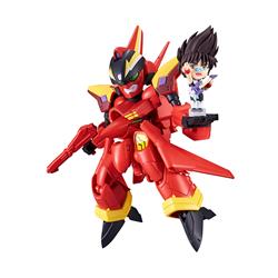 BANDAI Tiny Session VF-19 Custom Fire Valkyrie with Basara Nekki