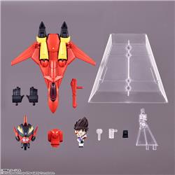 BANDAI Tiny Session VF-19 Custom Fire Valkyrie with Basara Nekki