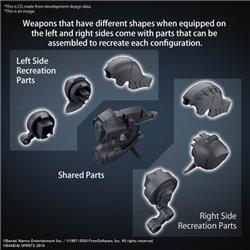 BANDAI 30 Minutes Missions x Armored Core VI Option Parts Set Weapon Set 01 "Armored Core VI Fires of Rubicon" Model kit