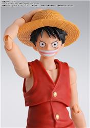 BANDAI Spirits S.H.Figuarts Monkey.D.Luffy -Romance Dawn- "One Piece" Action Figure (SHF Figuarts)