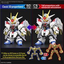 BANDAI SD Gundam Cross Silhouette Mighty Strike Freedom Gundam "Gundam SEED Freedom" Model kit