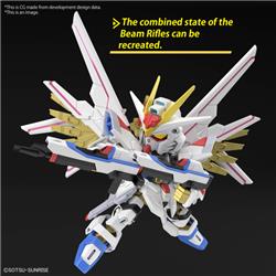 BANDAI SD Gundam Cross Silhouette Mighty Strike Freedom Gundam "Gundam SEED Freedom" Model kit