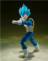 BANDAI Tamashii S.H.Figuarts Super Saiyan God Super Saiyan Vegeta -Unwavering Saiyan Pride- "Dragon Ball Super" Action Figure (