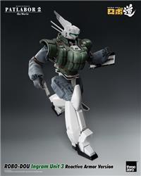 Threezero ROBO-DOU Ingram Unit 3 Reactive Armor Version "Patlabor 2: The Movie " Action Figure