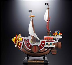 BANDAI Tamashii Soul of Chogokin Thousand Sunny "One Piece" Ship Action Figure