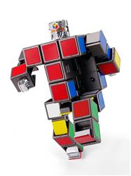 BANDAI Tamashii Soul of Chogokin RUBIK'S CUBE ROBO "RUBIK'S CUBE" Action Figure