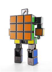 BANDAI Tamashii Soul of Chogokin RUBIK'S CUBE ROBO "RUBIK'S CUBE" Action Figure