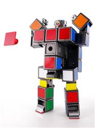 BANDAI Tamashii Soul of Chogokin RUBIK'S CUBE ROBO "RUBIK'S CUBE" Action Figure