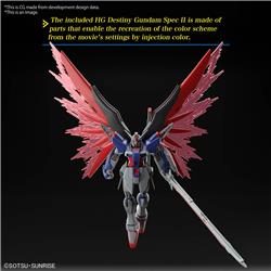 BANDAI HGCE 1/144 Destiny Gundam Spec Ⅱ & Zeus Silhouette "Gundam SEED Freedom" Model kit