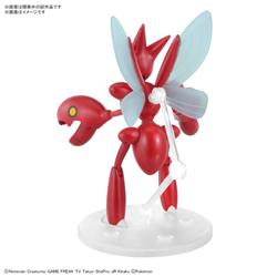 BANDAI NAMCO Pokémon Model Kit SCIZOR | Simple Assembly Kit | No Tools | No Paint | Fit & Snap By Hand!  (Pokemon Figure Kit)