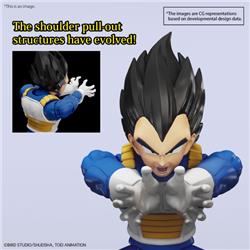 BANDAI Hobby Figure-Rise Standard VEGETA New Spec Ver. "Dragon Ball Z" | Simple Assembly Kit | No Paint | Fit & Snap By Hand!