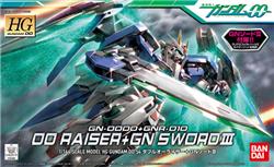 BANDAI Hobby HG 1/144 #54 00 Raiser + GN Sword lll 'Gundam 00' Model Kit