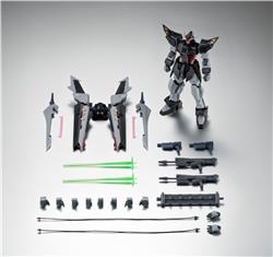 BANDAI Tamashii Robot Spirits GAT-X105E＋AQM/E-X09S Strike Noir Gundam Ver. A.N.I.M.E. "Gundam SEED Stargazer" Action Figure