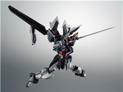 BANDAI Tamashii Robot Spirits GAT-X105E＋AQM/E-X09S Strike Noir Gundam Ver. A.N.I.M.E. "Gundam SEED Stargazer" Action Figure