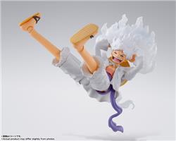 BANDAI Tamashii S.H.Figuarts Monkey.D. Luffy Gear 5 "One Piece" Action Figure (SHF Figuarts)