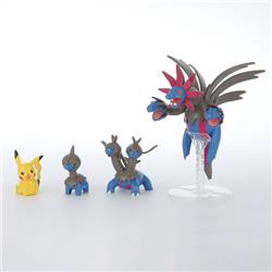 BANDAI NAMCO Pokémon Model Kit Hydreigon Evolution Set | Simple Assembly Kit | No Tools | No Paint | Fit & Snap By Hand!  (Poke