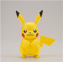 BANDAI Hobby Pokemon Model Kit PIKACHU | Simple Assembly Kit | No Paint | Fit & Snap By Hand!  (Pokemon Figure Kit)