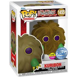 Funko POP! Anime: YU-GI-OH - (YUGIOH) - Kuriboh (FLOCKED/Glow in the D