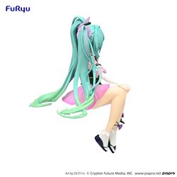 Furyu Corporation Hatsune Miku Flower Fairy Morning Glory Pink Color Ver. Noodle Stopper Figure