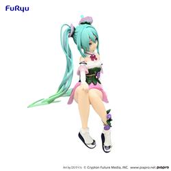 Furyu Corporation Hatsune Miku Flower Fairy Morning Glory Pink Color Ver. Noodle Stopper Figure