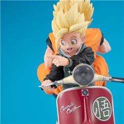 MegaHouse DESKTOP REAL Dragon Ball Super Saiyan Mortorbike