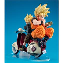 MegaHouse DESKTOP REAL Dragon Ball Super Saiyan Mortorbike