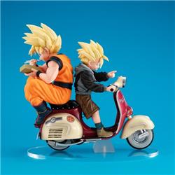 MegaHouse DESKTOP REAL Dragon Ball Super Saiyan Mortorbike