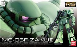 BANDAI Spirits Hobby RG 1/144 #04 MS-06F Zaku II "Mobile Suit Gundam" Model Kit