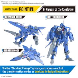 BANDAI Hobby HG 1/100 VF-22S STURMVOGEL Ⅱ MAXIMILIAN JENIUS USE "MACROSS 7" Model Kit